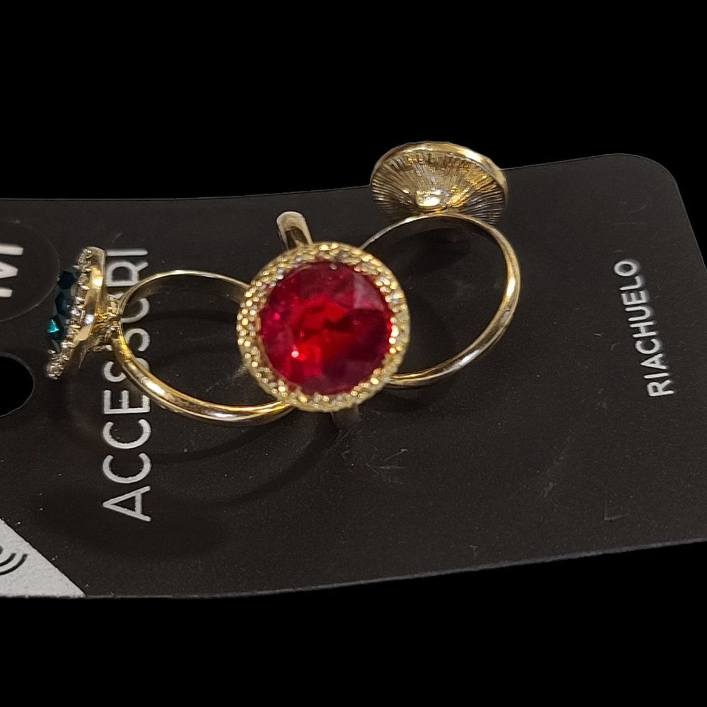 NEW Riachuelo 3 Gold Rings Set - Picture 4 of 6